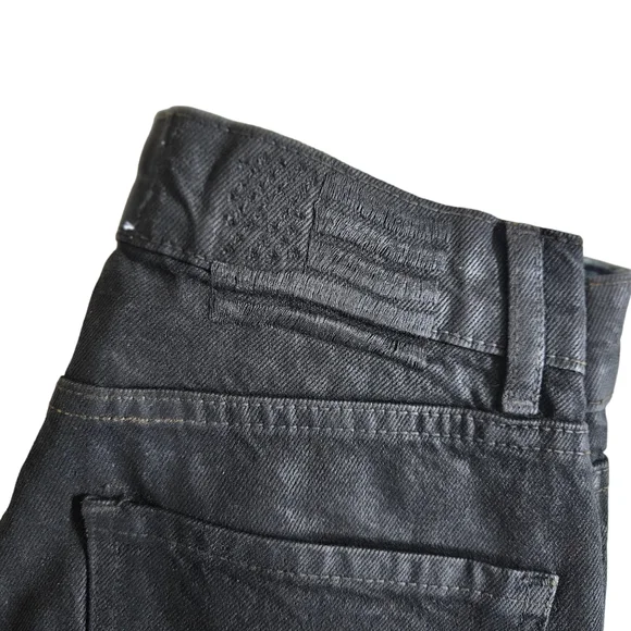 Revice Half Black Half Blue Straight Leg Jeans - Picture 5 of 8